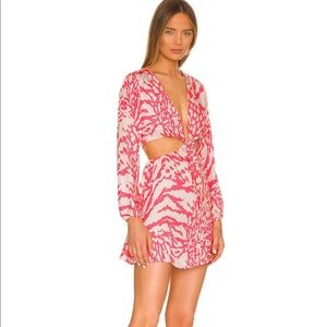 Printed mini dress